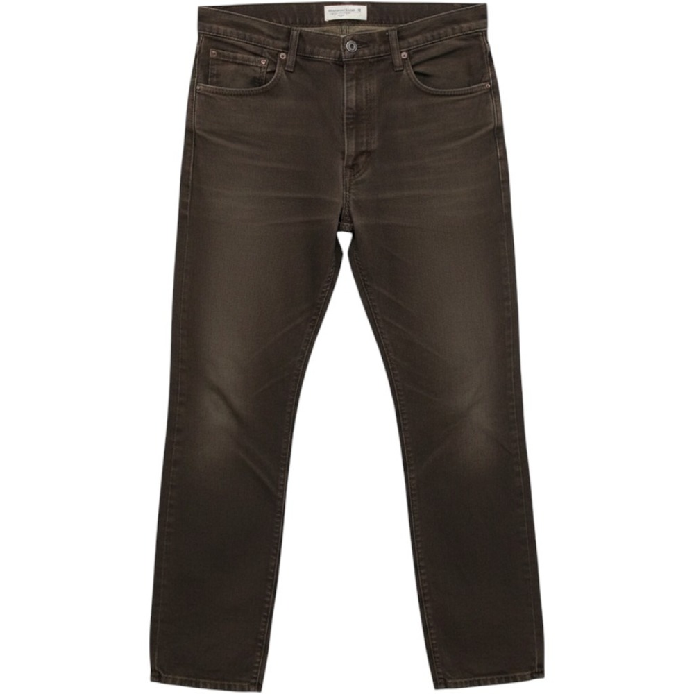 Abercrombie & Fitch The 90s Relaxed Jean High Rise Brown Denim Size 30/10L